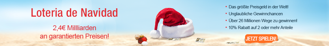 Spanische Weihnachtslotterie 2020 Banner spanische Weihnachtslotterie